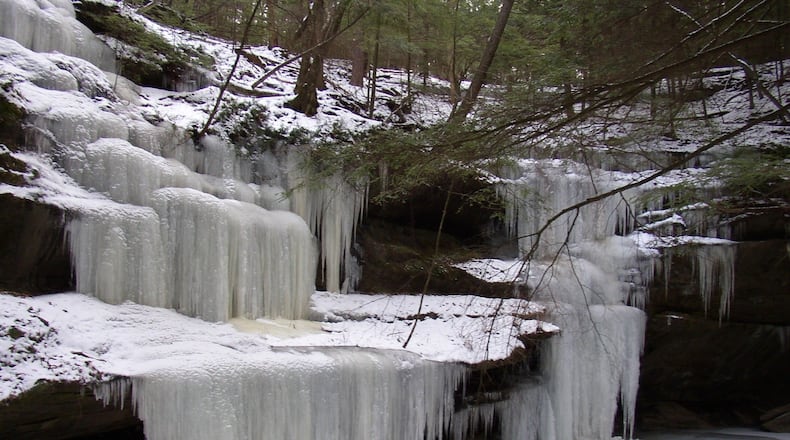 Old Man's Cave trail at Hocking Hills State Park. PHOTO CREDIT: AMY WEIRICK