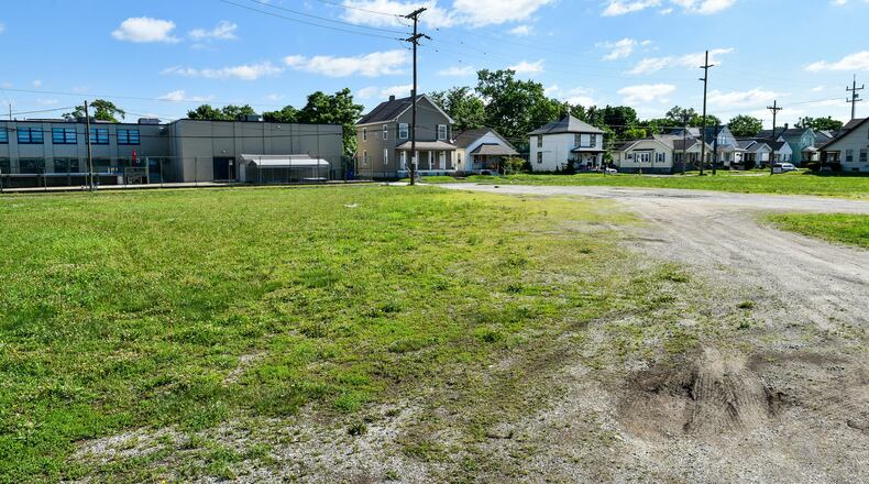The family of companies that includes Matandy Steel and J.N. Linrose has donated about 1.2 acres in Hamilton’s Jefferson neighborhood, and the city plans to eventually create a park there. The land is located across from the Boys and Girls Club of Hamilton, and when the park happens, Jefferson will no longer be Hamilton’s only neighborhood without a park. NICK GRAHAM/STAFF