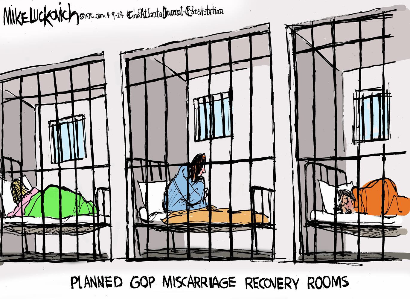 CARTOONS: Mike Luckovich, April 12, 2024