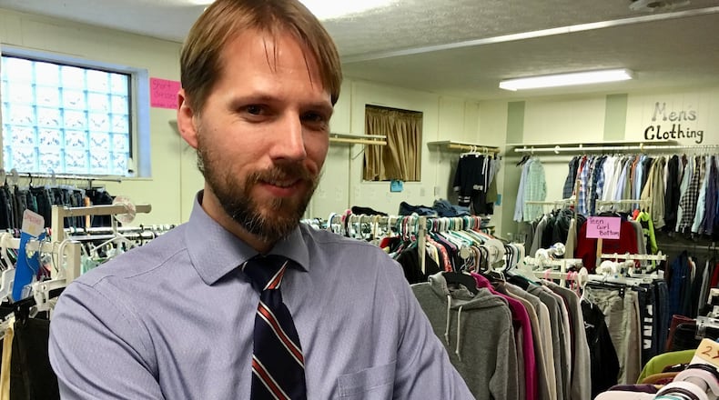 Michael Albrecht, chair of the Rethreads steering committee, says the free clothing pantry will open this Saturday. They’ll also open in April, August, October and November.