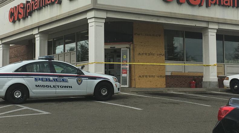 The arrest of two men following a robbery at a Middletown pharmacy Wednesday apparently hasn’t deterred other attempts at the same store. RICK McCRABB/STAFF