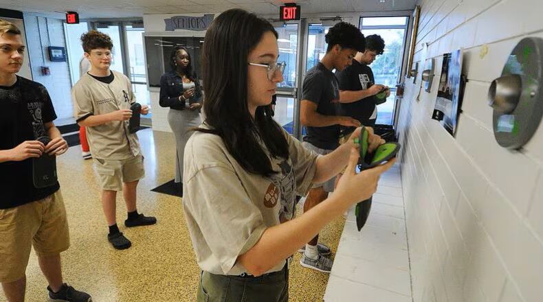 School parents gave Lakota school officials an ear full of advice on the school systems’ policies regarding student cell phones and that was exactly what officials were seeking from a recent public forum on the topic. Hosted by the district with some members of the Lakota Board of Education attending, the recent “community conversation” was the first of this school year and focused on a in-school cell phone use in part because a new Ohio law requires all public school districts to have or update their policies by summer 2025. (File Photo/Journal-News)