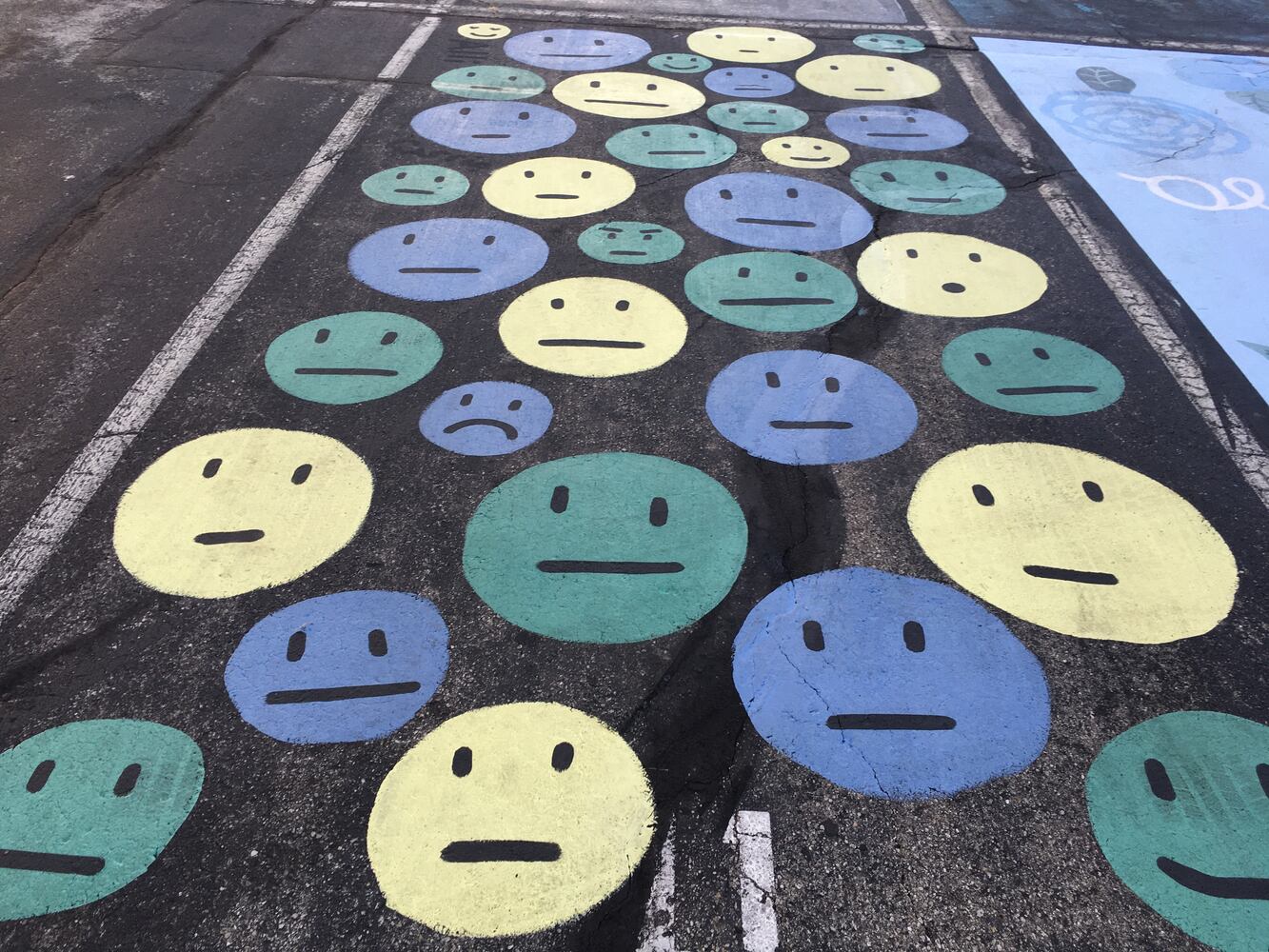 Ross senior parking lot spaces