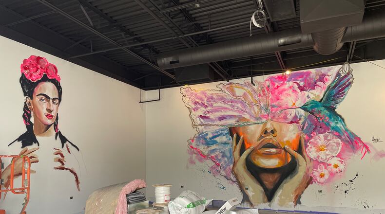 Construction is underway at Mi Cozumel’s fourth restaurant location at 511 N. Broadway St. in Lebanon. NATALIE JONES/STAFF