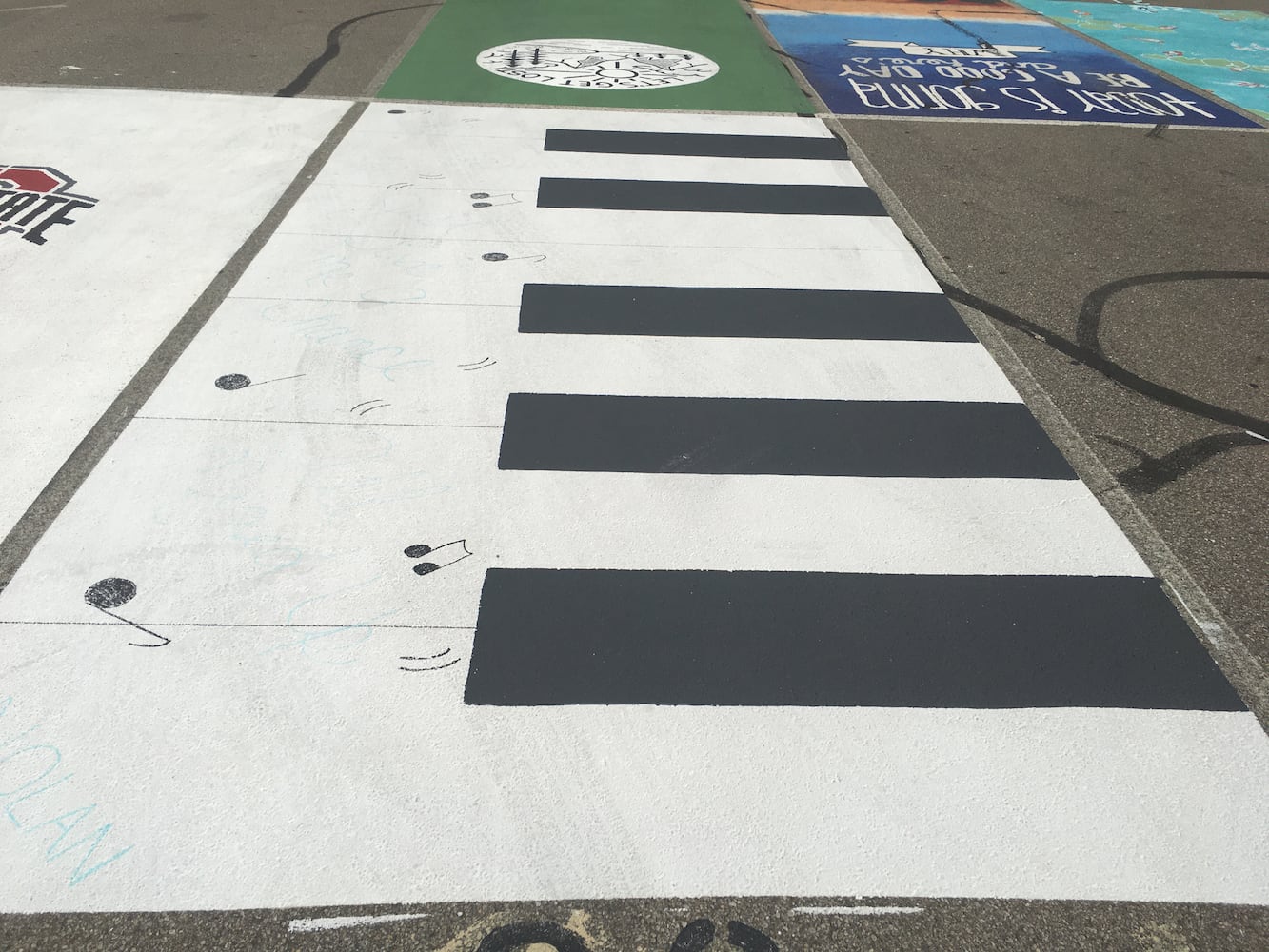Lakota West High School parking lot spaces
