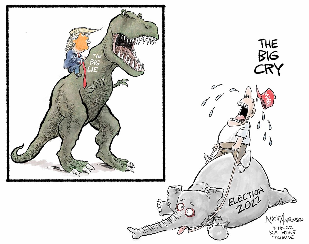 WEEK IN CARTOONS: Trump’s 2024 run, Twitter and more
