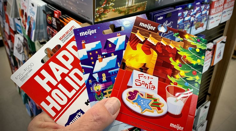 Gift cards are wonderful to receive, but beware of scammers looking to steal your gift. MARSHALL GORBY\STAFF