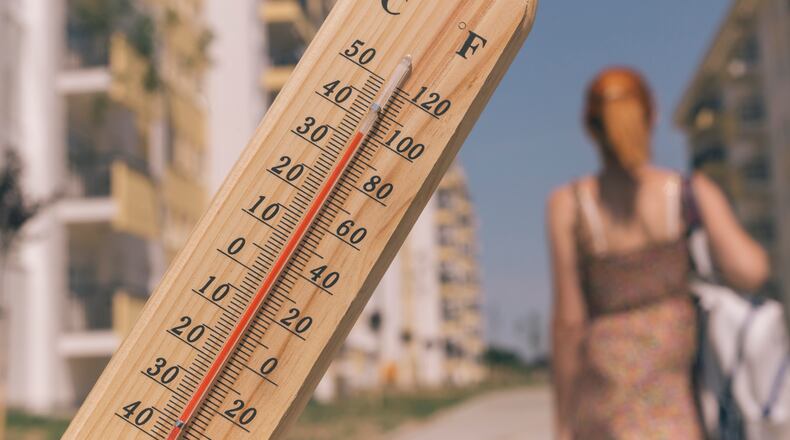 Butler County Emergency Management Agency, Ohio has issued a heat advisory for the next few days. This means that the feels like temperature will be above 100 degrees. There are several locations throughout Butler County serving as cooling centers. MARCCOPHOTO/ISTOCK