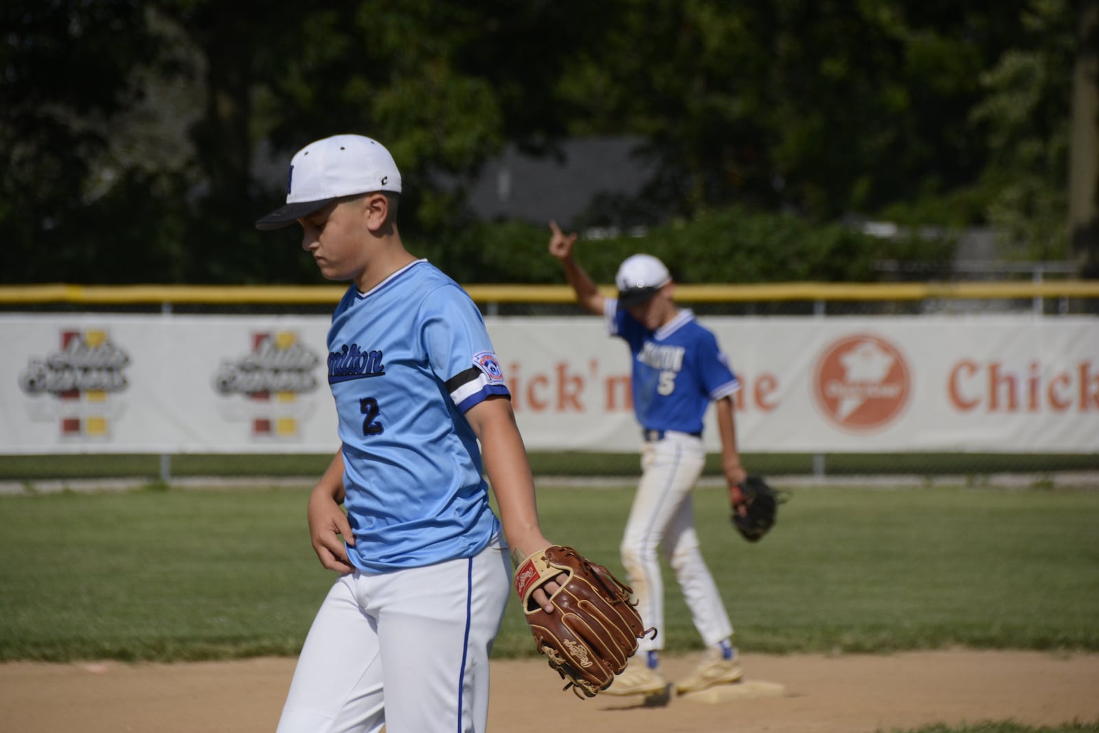 The West Side Little League practices on Wednesday, Aug. 3, 2022, at their home field in Hamilton. They depart on Thursday afternoon for Whitestown, Ind. for the Great Lakes Region tournament set to take place between Saturday, Aug. 6, and Wednesday, Aug. 10. WSLL will play its first game at 4 p.m. on Sunday, Aug. 7, against the winner of the Illinois/Kentucky matchup. The game will air on ESPN+. MICHAEL D. PITMAN/STAFF