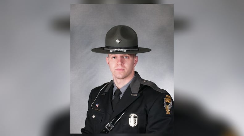 Trooper Tyler S. Ross of the Hamilton post has been named the Ohio State Highway Patrol's trooper of the year, the second time someone from the Hamilton post has won that honor. PROVIDED