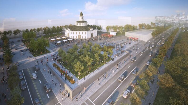 An overview of the Roundhouse at the fairgrounds which is to be redeveloped over the next decade or so.