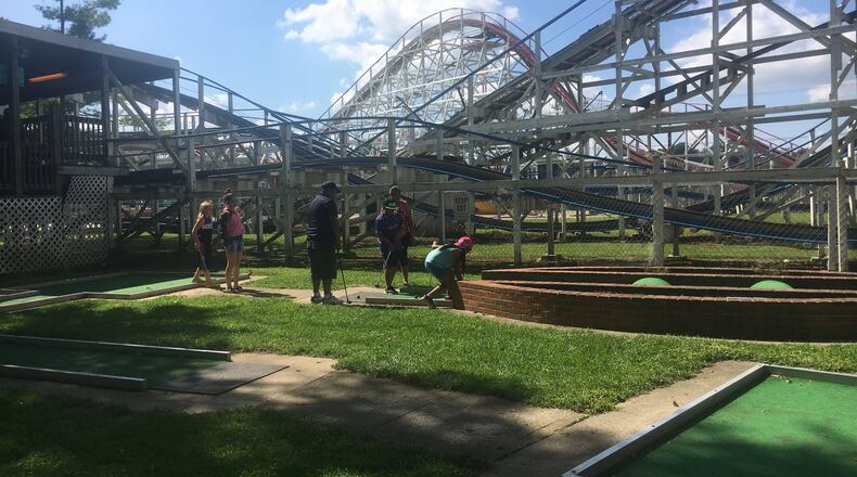 Visitors celebrated Labor Day on Monday at Stricker’s Grove, which is only open to the general public a few times a year. MIKE RUTLEDGE/STAFF