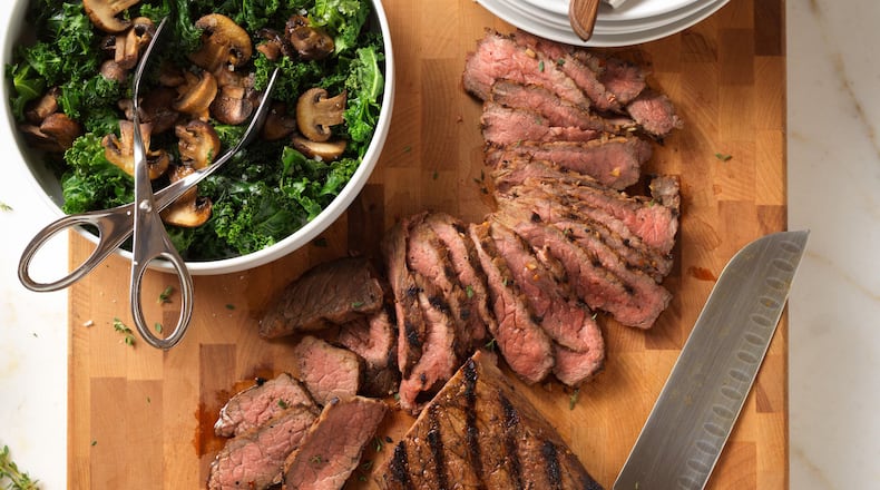 Red Wine Herb-Marinated Beef Steak. CATTLEMEN'S BEEF BOARD/CONTRIBUTED