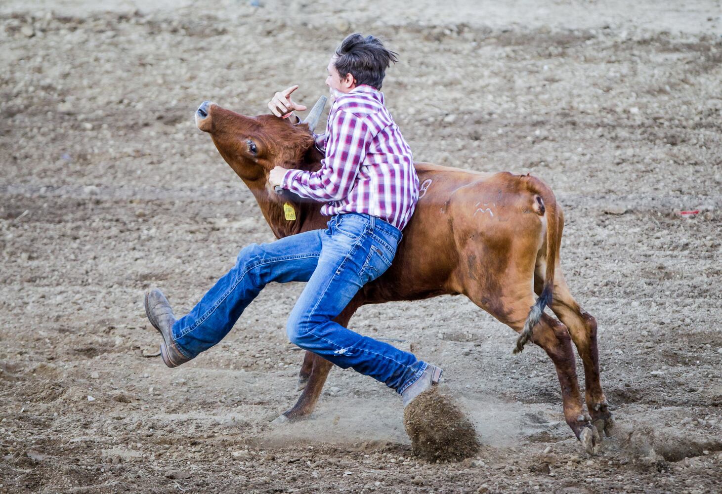 Broken Horn Rodeo closes out the night Wednesday at the Butler County Fair