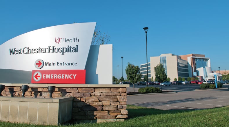 The entrance to the emergency department at UC Health’s West Chester Hospital. The hospital has been named one of Ohio Business Magazine’s 2017 “Best Workplaces,” joining 50 other businesses across the state that have been recognized for their exemplary workplace culture.