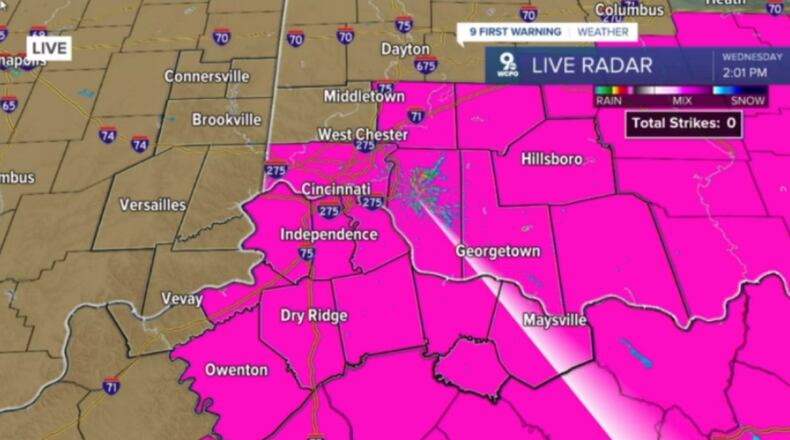Red Flag Warning extended to other parts of Tri-State. WCPO/CONTRIBUTED