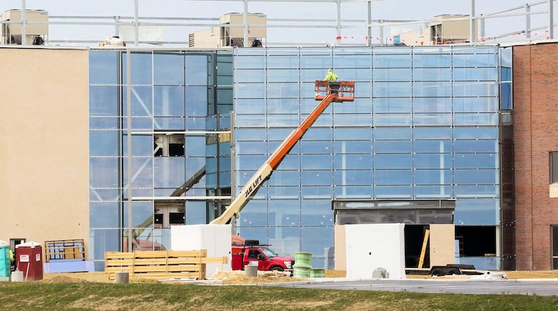 Construction continues on the Christ Hospital Medical Center, Wednesday, Nov. 23, 2016. The Butler County area, as well as parts of Warren County, have been a hotbed of hospital and health-care related construction in recent years with at least five major projects planned or recently completed. GREG LYNCH / STAFF