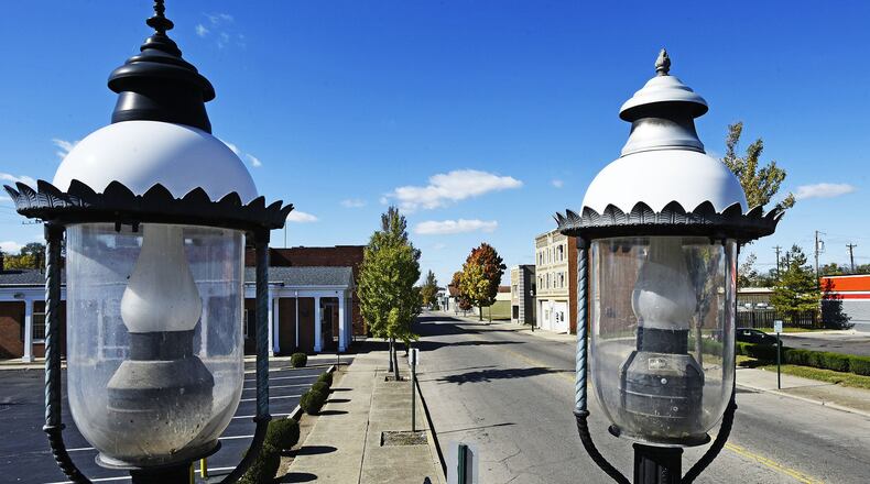 Some of the street lights in Middletown could be replaced with more efficient LED lights. NICK GRAHAM/STAFF