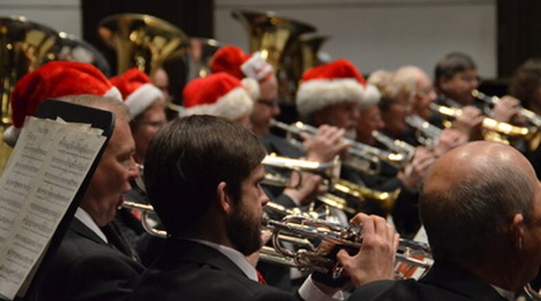 The Southwestern Ohio Symphonic Band will present a holiday concert on Sunday, Dec. 4, at Dave Finkelman Auditorium. CONTRIBUTED