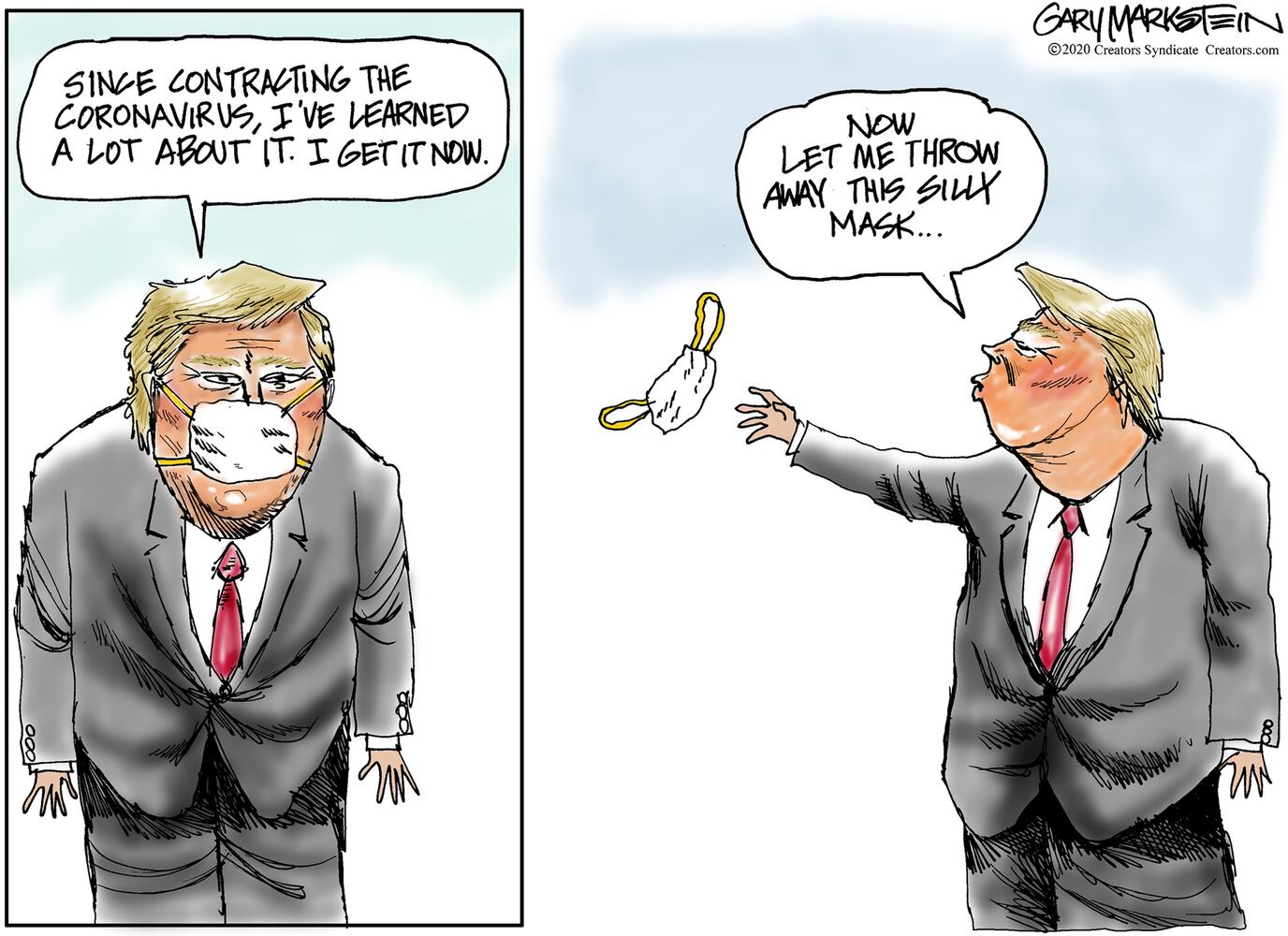 Week in cartoons: Trump's health, the fly and more