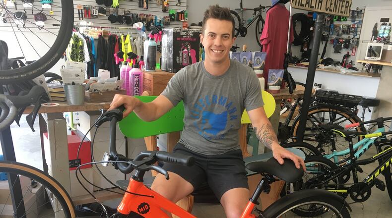 Spoken Bicycles, 1201 Central Ave., has started renting bicycles for anyone interested in exploring downtown Middletown or riding along the Great Miami River bike path, says owner Otto Bohn. RICK McCRABB/STAFF