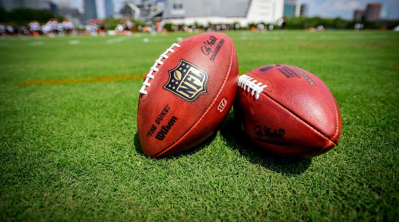 The Cincinnati Bengals kicked off training camp Friday, July 29 at their practice fields near Paul Brown Stadium in Cincinnati. NICK GRAHAM/STAFF