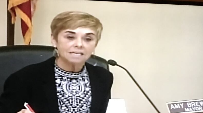 Lebanon Mayor Amy Brewer and two councilmembers wrote a letter to express their "outrage" to Ohio Gov. Mike DeWine for his plan to award $1 million to five vaccinated Ohioans each through a drawing using federal COVID relief funds. FILE