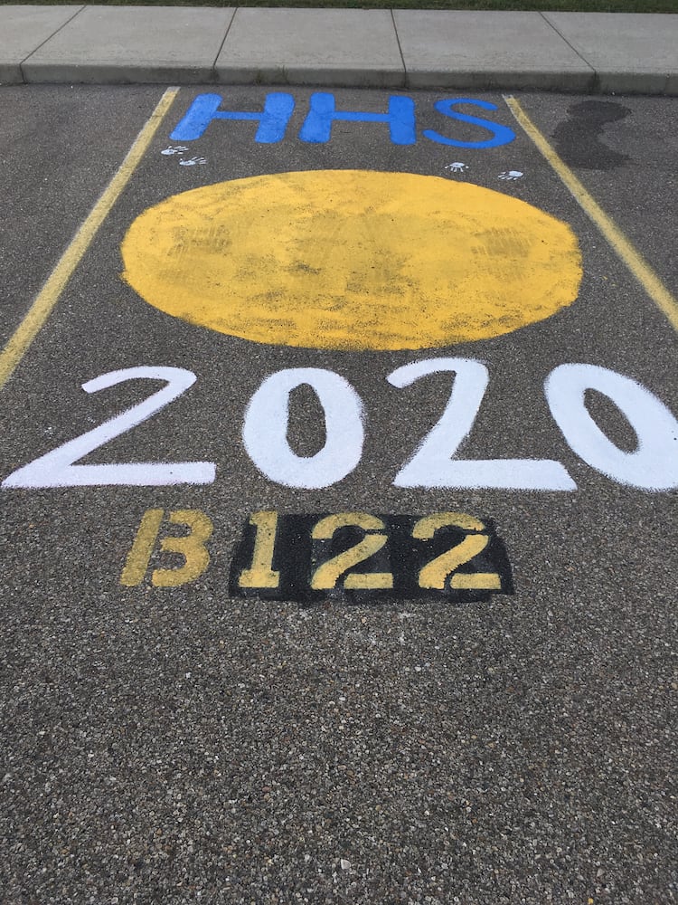 parking lot spaces
