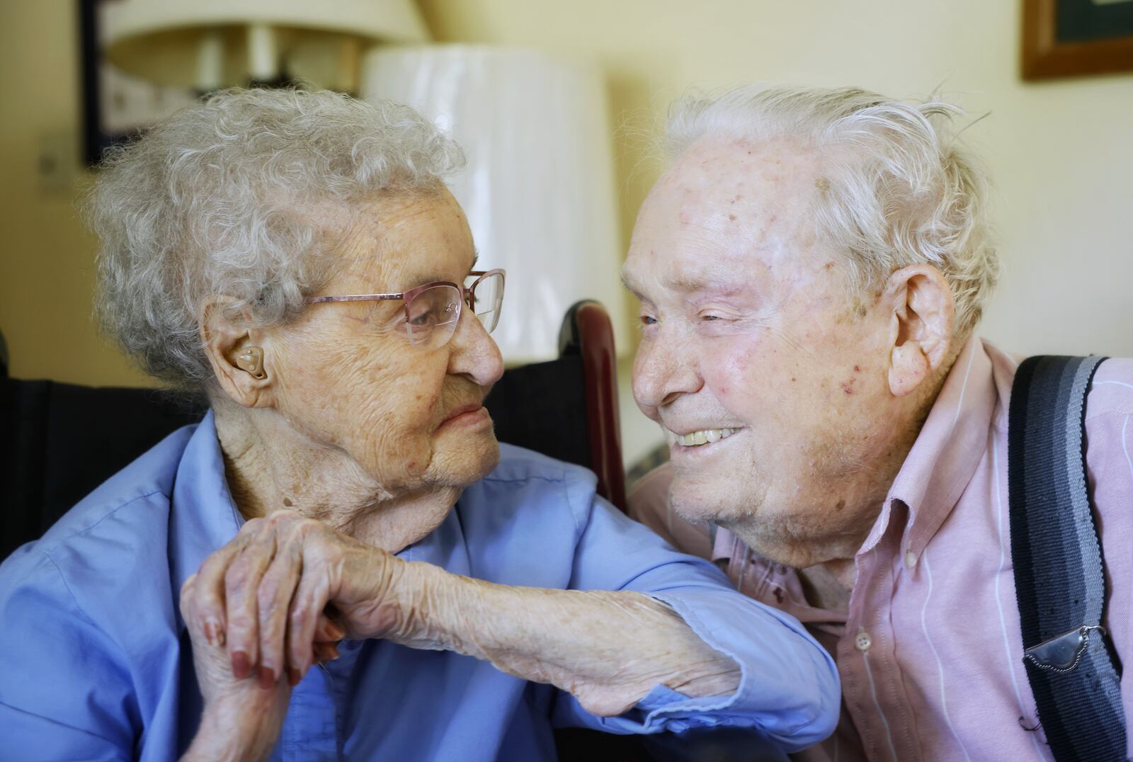 June and Hubert Malicote celebrated their 79th wedding anniversary and both turned 100 in July. They died 20 hours apart together at Hospice on Nov. 30 and Dec. 1, 2022.  NICK GRAHAM/STAFF