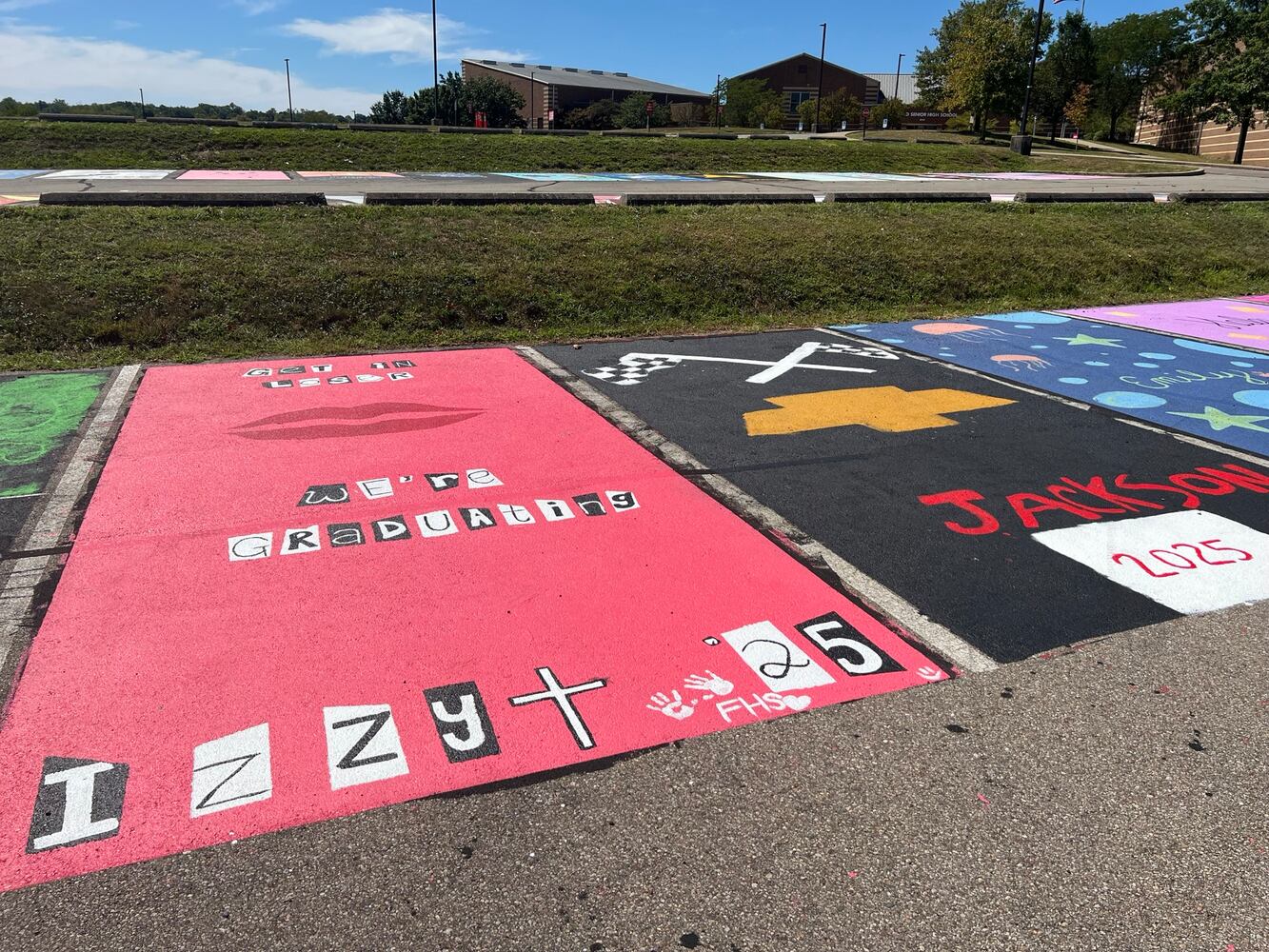 Fairfield high school senior parking spaces