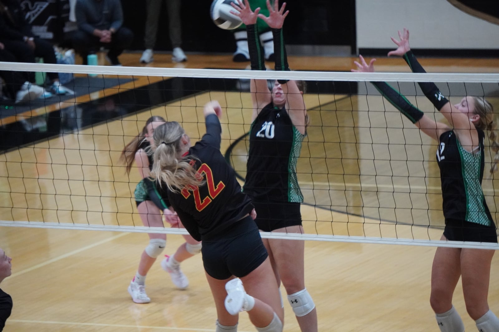 The Fenwick High School girls volleyball team fell to McNicholas in a Division IV regional semifinal on Saturday at Lakota East. CHRIS VOGT / CONTRIBUTED