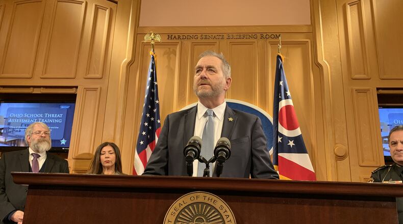 Ohio Attorney General Dave Yost is offering training videos online to help teachers, students, police and others identify threats and prevent school violence.