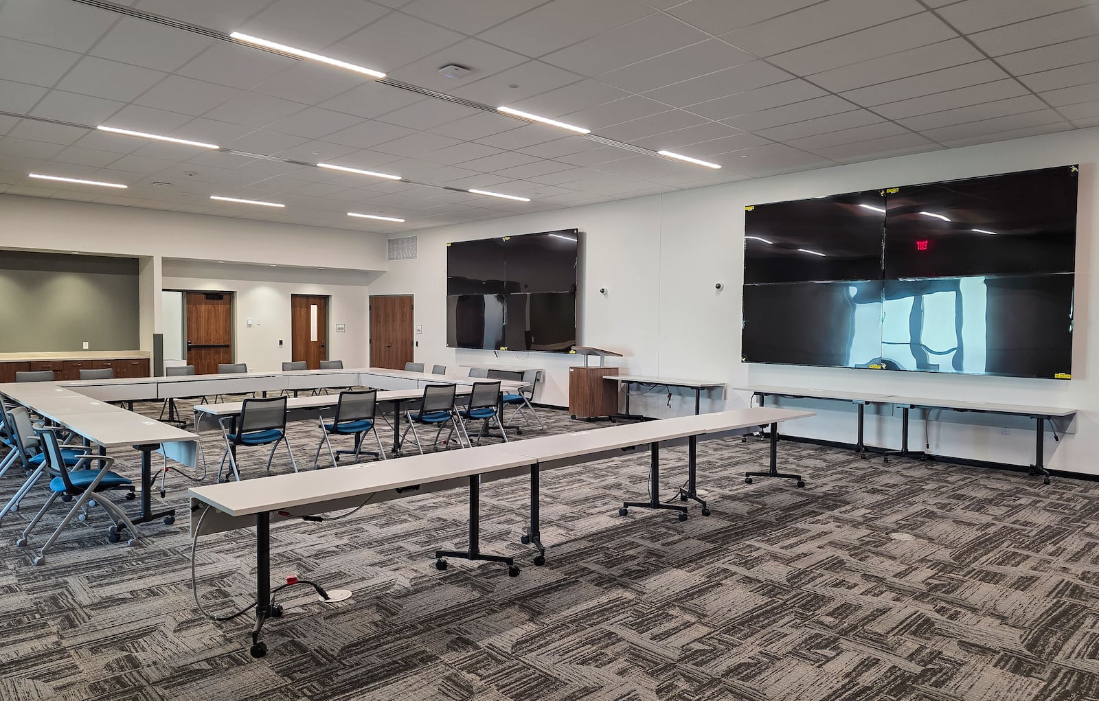 The Butler County RTA dedicated its new Chestnut Street Multimodal Station in Oxford. The station will also be home to the new Amtrak Cardinal route, which construction on that infrastructure is expected to be done in 2026. The building has indoor bus storage, maintenance garage, offices, bus wash, fueling station and a community room. NICK GRAHAM/STAFF