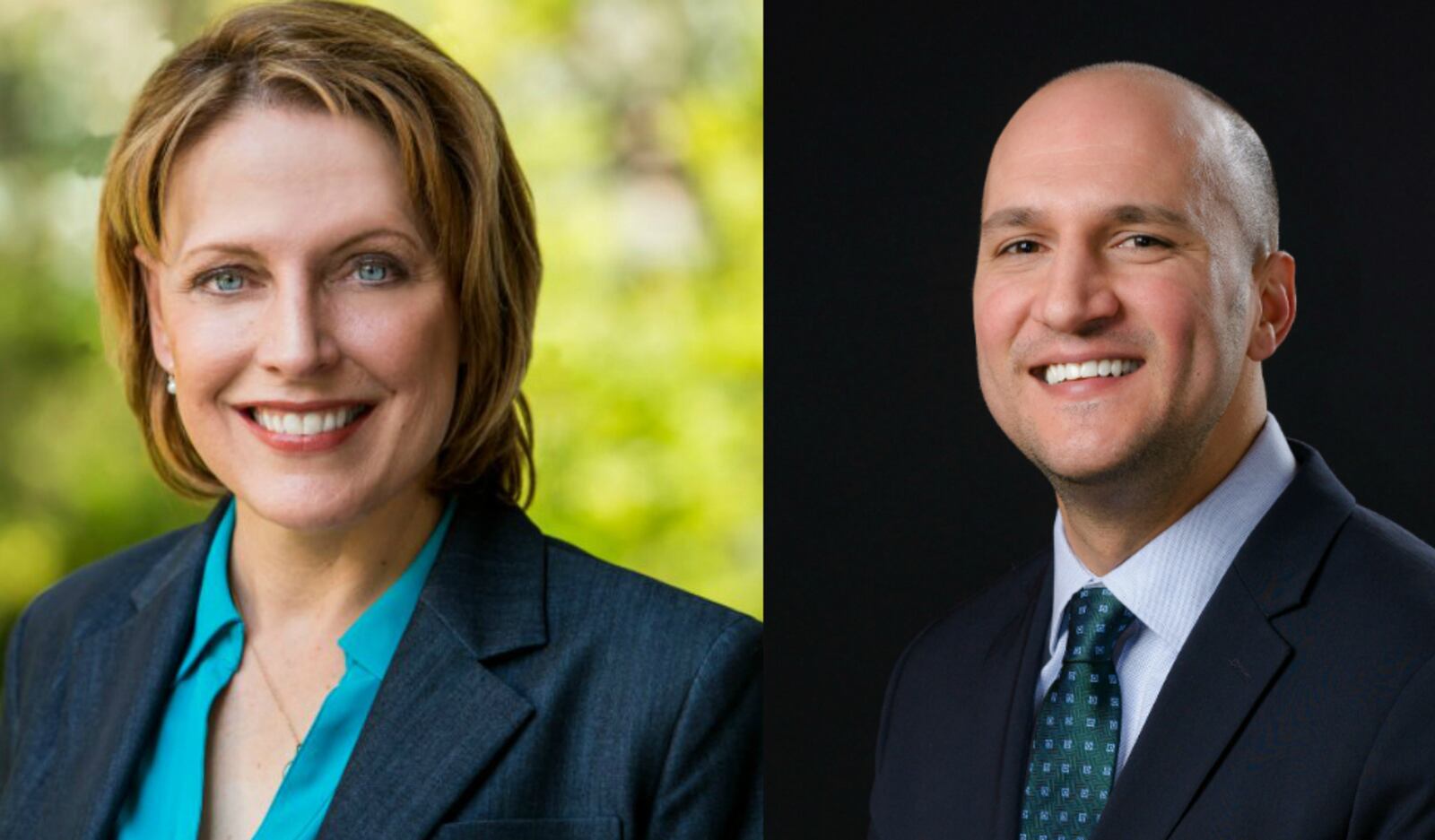 Formr lawmaker Connie Pillich, left, and Ohio Sen. Joe Schiavoni, D-Boardman,