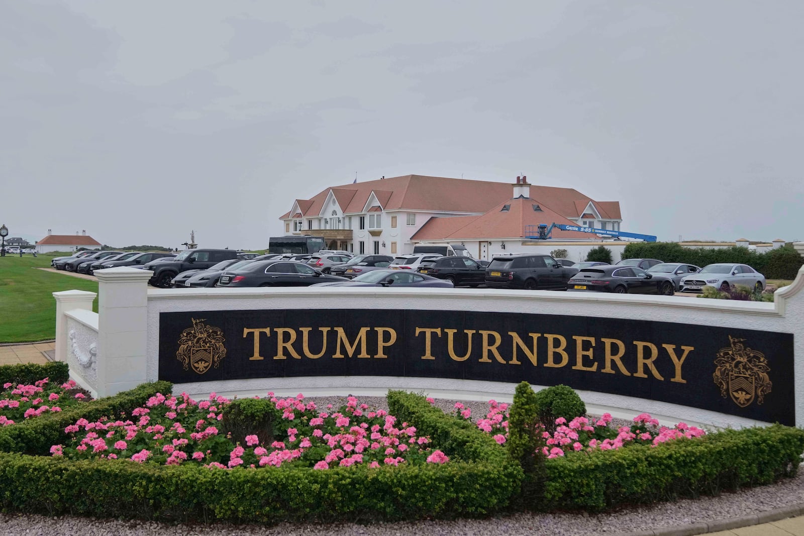 A general view of Trump Turnberry golf course in Turnberry, Scotland, Wednesday, July 23, 2025, President Trump is expected to visit Scotland in the next few day.(AP Photo/Alastair Grant)