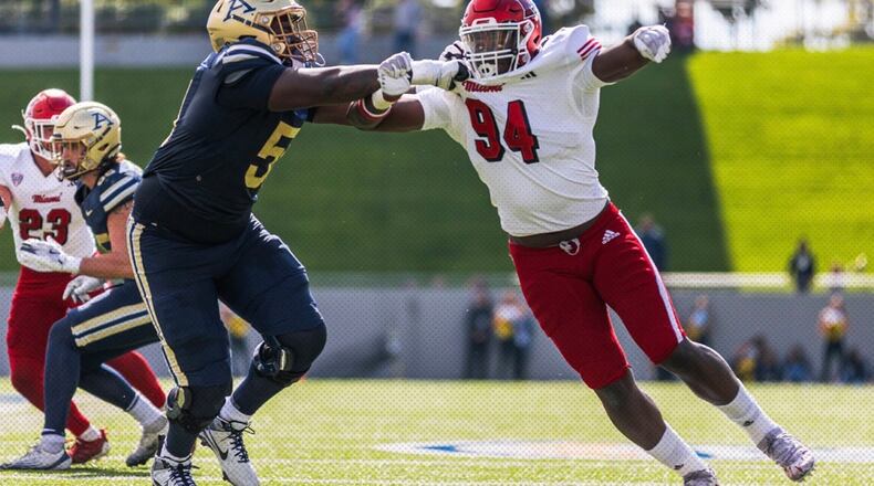 The Miami RedHawks defeated Akron 20-7 on Saturday in Akron. MIAMI REDHAWKS ATHLETICS