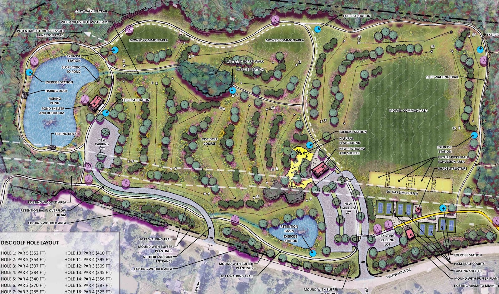 Plans for the Wilhelmina Park in Liberty Twp. CONTRIBUTED
