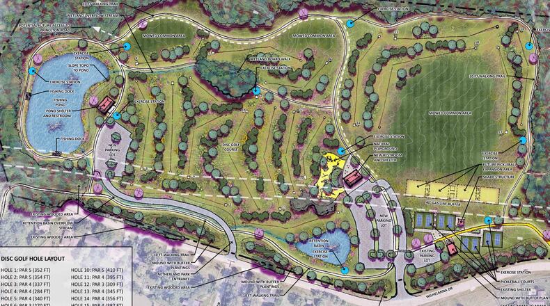 Liberty Twp. is asking residents to complete an online survey on a concept plan for Wilhelmina Park. LIBERTY TWP./CONTRIBUTED