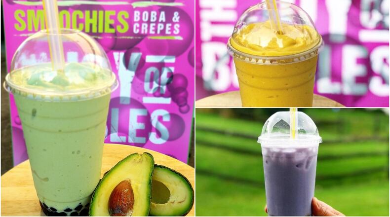 Smoochies Boba & Crepes will soon open at 7100 Foundry Row, Liberty Twp., on the first floor of Liberty Center’s shopping mall, The Foundry. CONTRIBUTED PHOTOS
