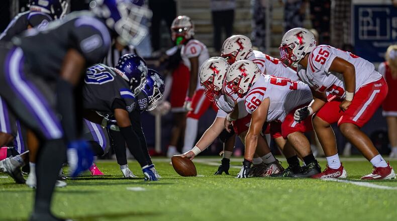 The Middletown and Fairfield high school football teams square off in a Greater Miami Conference opener on Friday night at Barnitz Stadium. KYLE HENDRIX / CONTRIBUTED