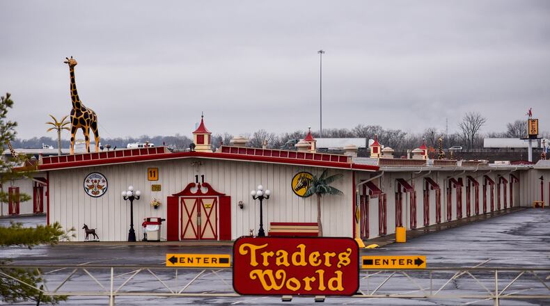 Traders World in Monroe has decided to close for the final weekends of March in an effort to help reduce the spread of the coronavirus pandemic. NICK GRAHAM / STAFF