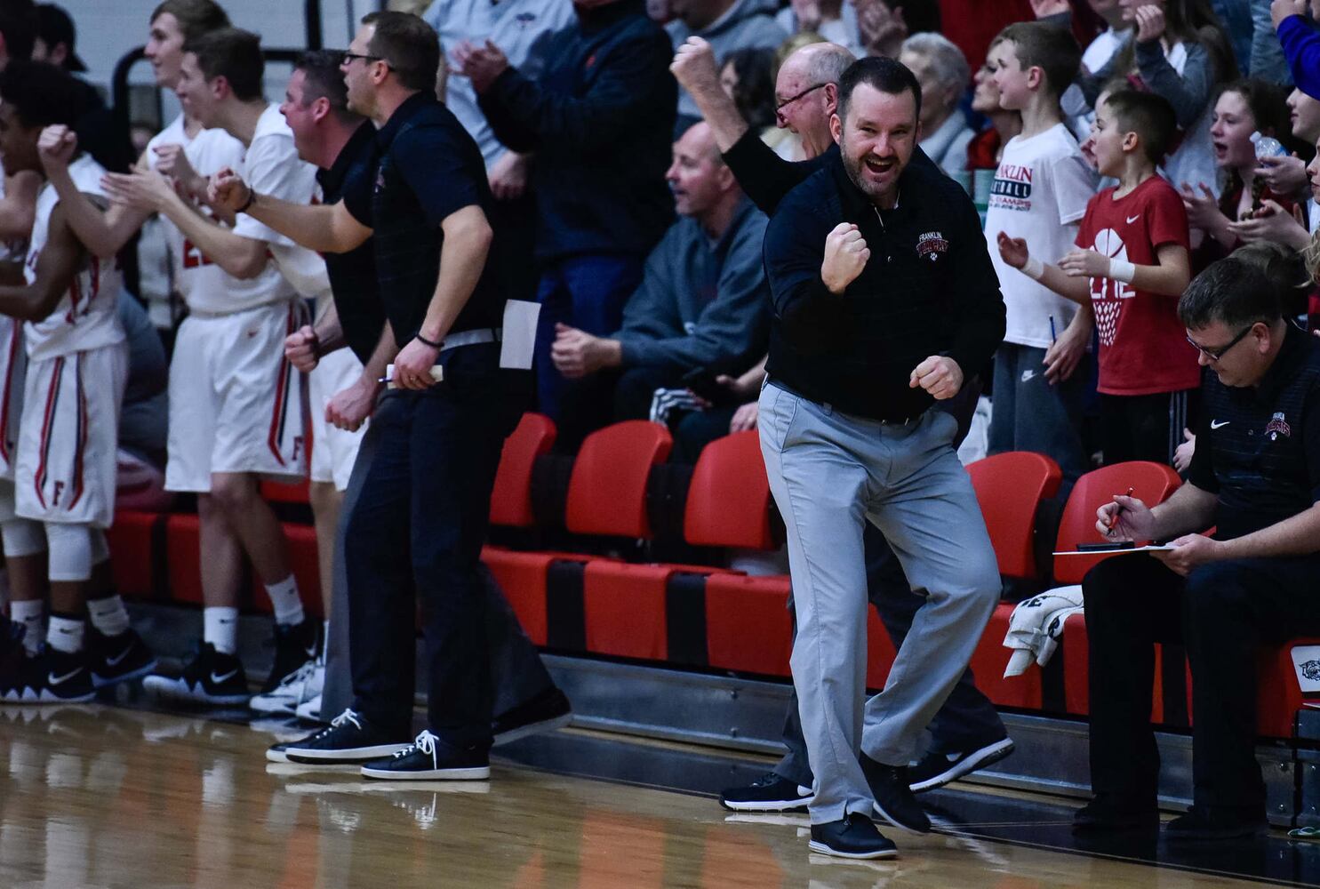 Franklin vs Valley View basketball
