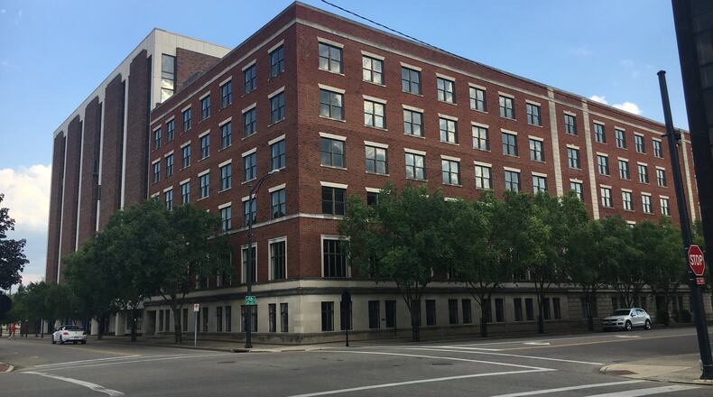 The Third + Dayton complex has two adjoining buildings, at 132 N. Third St., and 136 N. Third St. that are available for a variety of uses, including student housing, upscale 8th floor apartments, office space, street-level retail and possibly a hotel. MIKE RUTLEDGE/STAFF