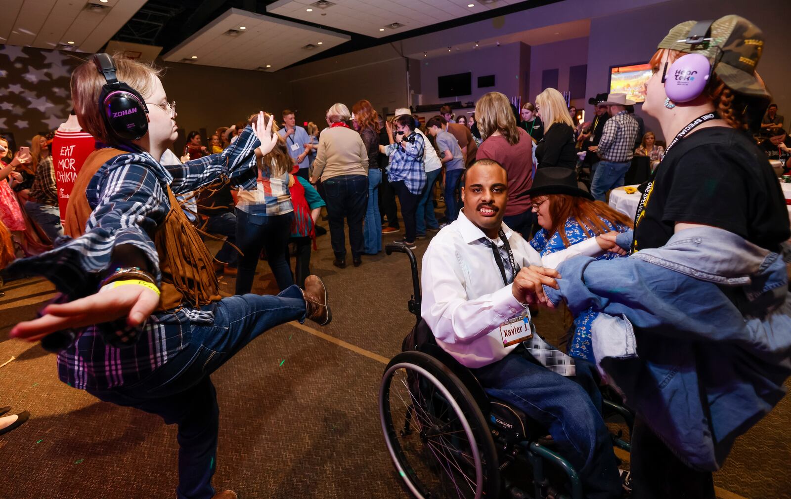 Berachah Church hosted their "One Special Night" special needs dance Friday, March 28, 2025 in Middletown. Kings and Queens were escorted by special buddies to dance the night away during the annual event. NICK GRAHAM/STAFF