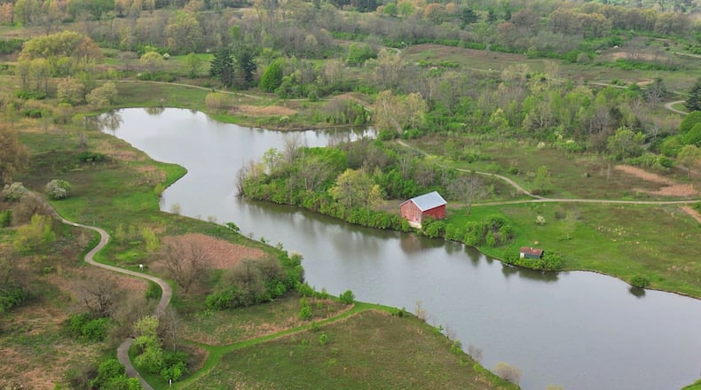 Meadow Ridge MetroPark in Madison Township was formerly Weatherwax Golf Course. NICK GRAHAM/STAFF