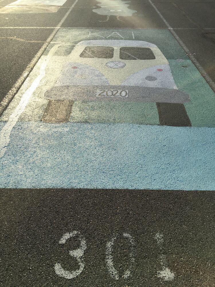 Lakota West senior parking spaces