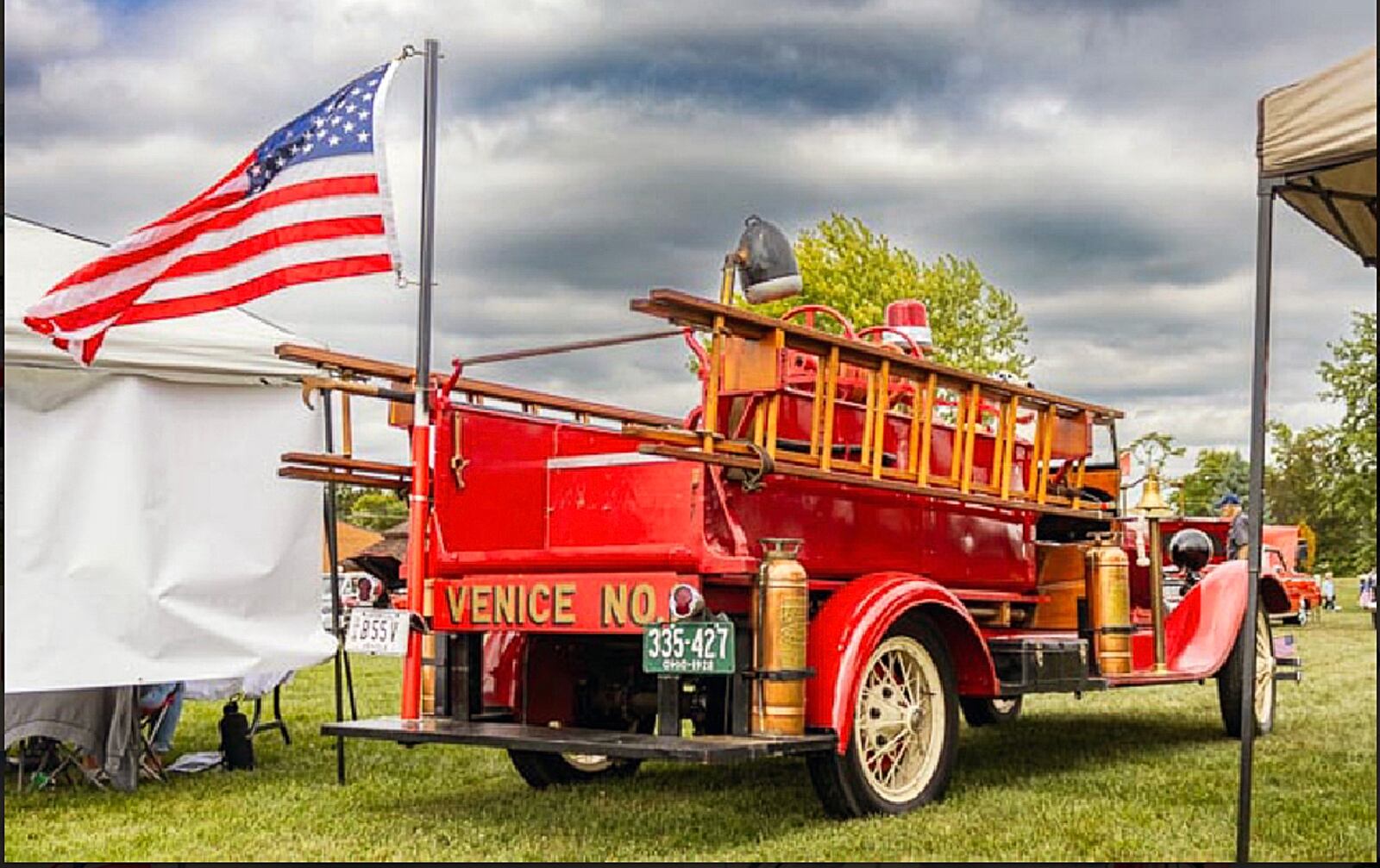 The Patriot's Day celebration opens at 10 a.m. Saturday and runs through 9 p.m., at the park, at the corner of Morris and Millikin roads.