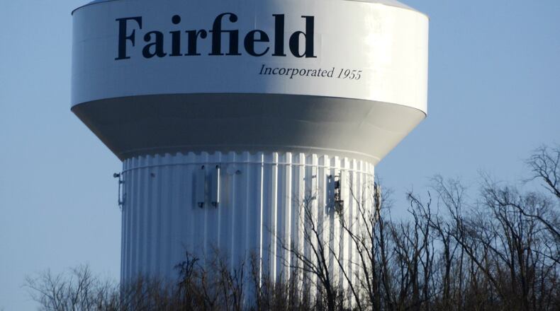 Fairfield City Council will consider on Monday a firm to design a 6th water tower for the city. MICHAEL D. PITMAN/FILE
