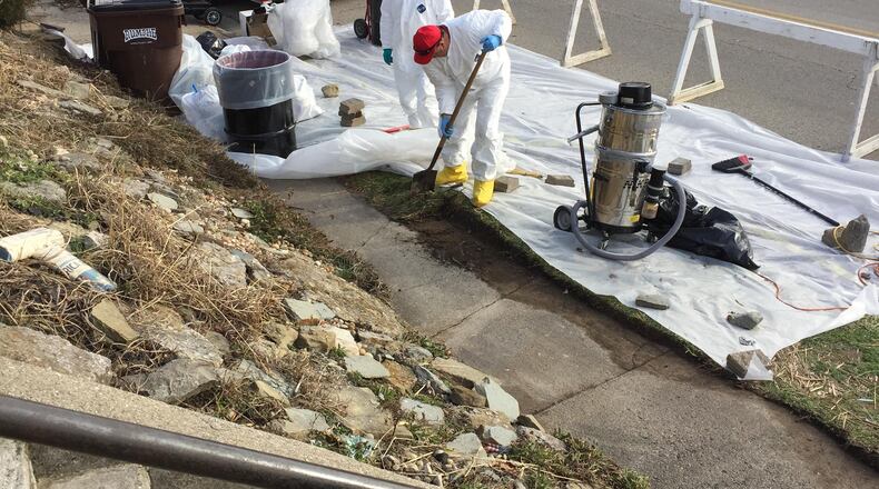 Clean-up continues days after the U.S. Environmental Protection Agency was called to a mercury spill in Franklin. CONTRIBUTED