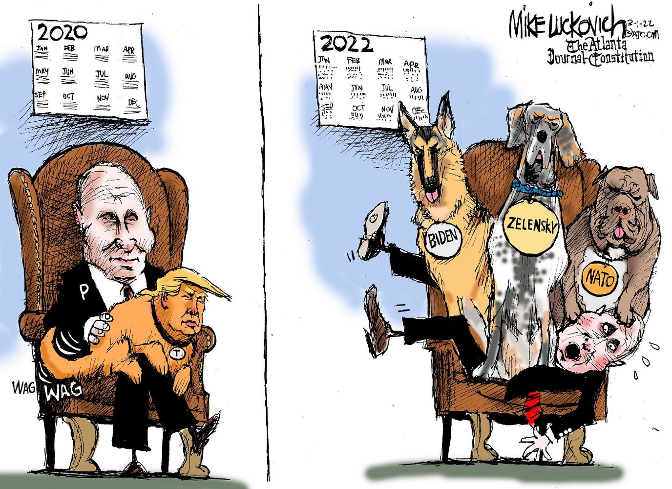 WEEK IN CARTOONS: Ukraine, Putin, baseball lockout and more